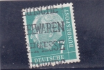 Stamps Germany -  presidente Theodor Heuss