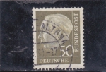 Stamps : Europe : Germany :  presidente Theodor Heuss