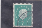 Stamps : Europe : Germany :  presidente Theodor Heuss