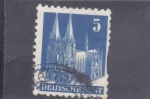 Stamps : Europe : Germany :  catedral de Colonia