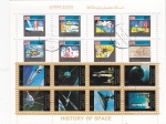 Stamps United Arab Emirates -  AERONAUTICA- HISTORIA DEL ESPACIO