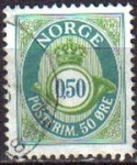 Stamps : Europe : Norway :  NORUEGA 1997 Scott 1145 Sello Serie Basica Tipo 1893 Usado