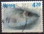 Stamps : Europe : Norway :  NORUEGA 2000 Scott 1262 Sello Peces Arenques Usado