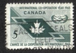 Sellos del Mundo : America : Canad� : Año de Cooperación Internacional, 1965