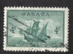 Sellos de America - Canad� -  Entrada de Terranova en la Confederación