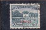 Sellos de Asia - Pakist�n -  JARDINES DE SHALIMAR EN LAHURE-service