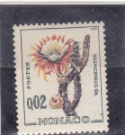 Stamps Monaco -  FLORES- selenicereus