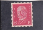 Stamps : Europe : Germany :  paul von hindenburg, presidente de Alemania