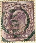 Stamps : Europe : United_Kingdom :  Efigie de Eduardo VII