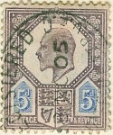 Stamps : Europe : United_Kingdom :  Efigie de Eduardo VII
