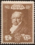 Stamps Spain -  Retrato de Goya  1930  2 cents