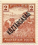 Stamps Hungary -  MAGYAR KIR POSTA