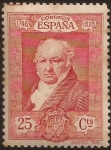 Stamps Spain -  Retrato de Goya  1930  25 cents