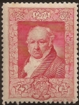 Stamps Spain -  Retrato de Goya  1930  25 cénts