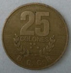 monedas de America - Costa Rica -  1995 - 25 colones