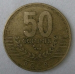 monedas de America - Costa Rica -  1999 - 50 colones