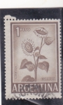 Stamps Argentina -  FLORES- GIRASOL