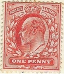 Stamps Europe - United Kingdom -  Efigie de Eduardo VII