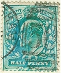 Stamps United Kingdom -  Efigie de Eduardo VII