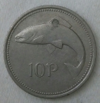monedas de Europa - Irlanda -  1993 - 10 p