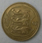 monedas de Europa - Estonia -  2001 - 1 kroon