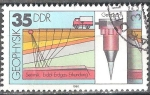 Sellos de Europa - Alemania -  Geofísica, Gravimetría, Gravímetro (DDR). 