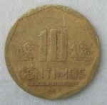 monedas de America - Per� -  2013 - 10 centimos