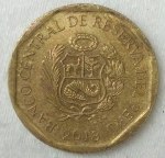 monedas de America - Per� -  2013 - 10 centimos