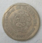 monedas de America - Per� -  2007 -un nuevo sol
