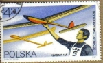 Stamps Poland -  Polonia 1981 Scott 2476 Sello * Aereo Modelismo Avión Planeador matasello de favor preobliterado Yve