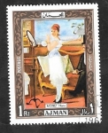 Stamps United Arab Emirates -  AJMAN - Pintura de Monet