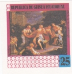 Stamps Equatorial Guinea -  PINTURAS FAMOSAS DESNUDOS-GIORDANO