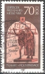 Stamps Germany -  Feria de Primavera en Leipzig1988,75 años pasaje Mädler, DDR.
