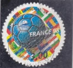 Stamps France -  copa mundial de futbol- francia 98
