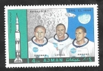 Stamps United Arab Emirates -  Ajman 115 - Programa Apolo, Borman, Lovell y Anders