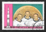 Stamps United Arab Emirates -  Ajman 65 - Programa Apolo, Aldrich, Collins y Armstrong