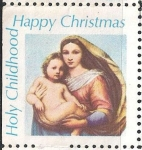 Sellos de America - Estados Unidos -  Santa Infancia,Feliz Navidad.
