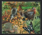 Stamps Mexico -  SELVA  BAJA.  ARMADILLO, MARIPOSA  DODÍNIDA, IGUANA, TRACUACHE, GUAJOLOTE, MAGUEY, LEGUMINOSA.