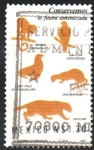 Stamps Mexico -  SILUETAS  DE  FAUNA  SILVESTRE  FEROZ.  
