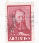 Stamps Argentina -  JOSÉ HERNANDEZ