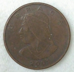 monedas de America - Panam� -  2001 - 1 centesimo