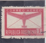Sellos de America - Argentina -  AVIÓN CORREO AEREO