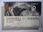 Stamps Spain -  Ed:4931-Efemérides- V Centenario de Santa Teresa de Jesús - Huellas de T. de J.