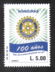 Sellos de America - Honduras -  100 años Rotary International