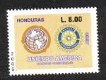 Sellos de America - Honduras -  100 años Rotary International