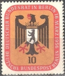 Sellos de Europa - Alemania -  Consejo Federal Alemán en Berlín 16 de marzo de 1956.