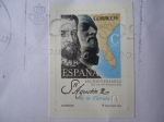 Stamps Spain -  450 Años de la Fundación de San Agustín-Florida (USA) por el conquistador: Pedro Menéndez de Avilés-