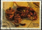 Stamps Russia -  Rusia URSS 1978 Scott 4754 Sello Nuevo Cuencos de Madera Decorados Khokhloma matasello de favor preo