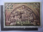 Stamps Spain -  Ed: 2594 - Navidad 1980 - Adoración de los Reyes . Cines (La Curuña)