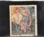 Stamps Sweden -  PINTURA